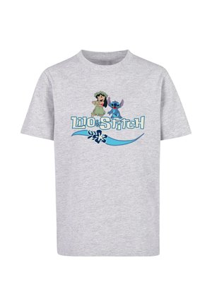 LILO AND STITCH  CHARACTERS  - T-shirts med print - heather grey