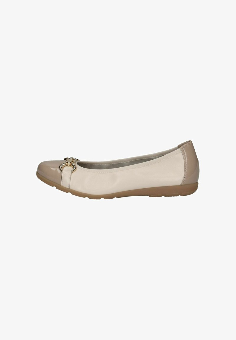 Caprice Klasické baleríny - cream comb