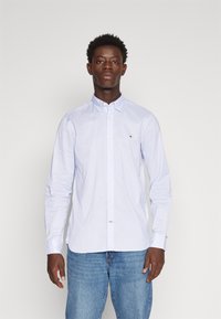 Tommy Hilfiger FLEX MINI PRINT - Camicia - cloudy blue/blue ceramics