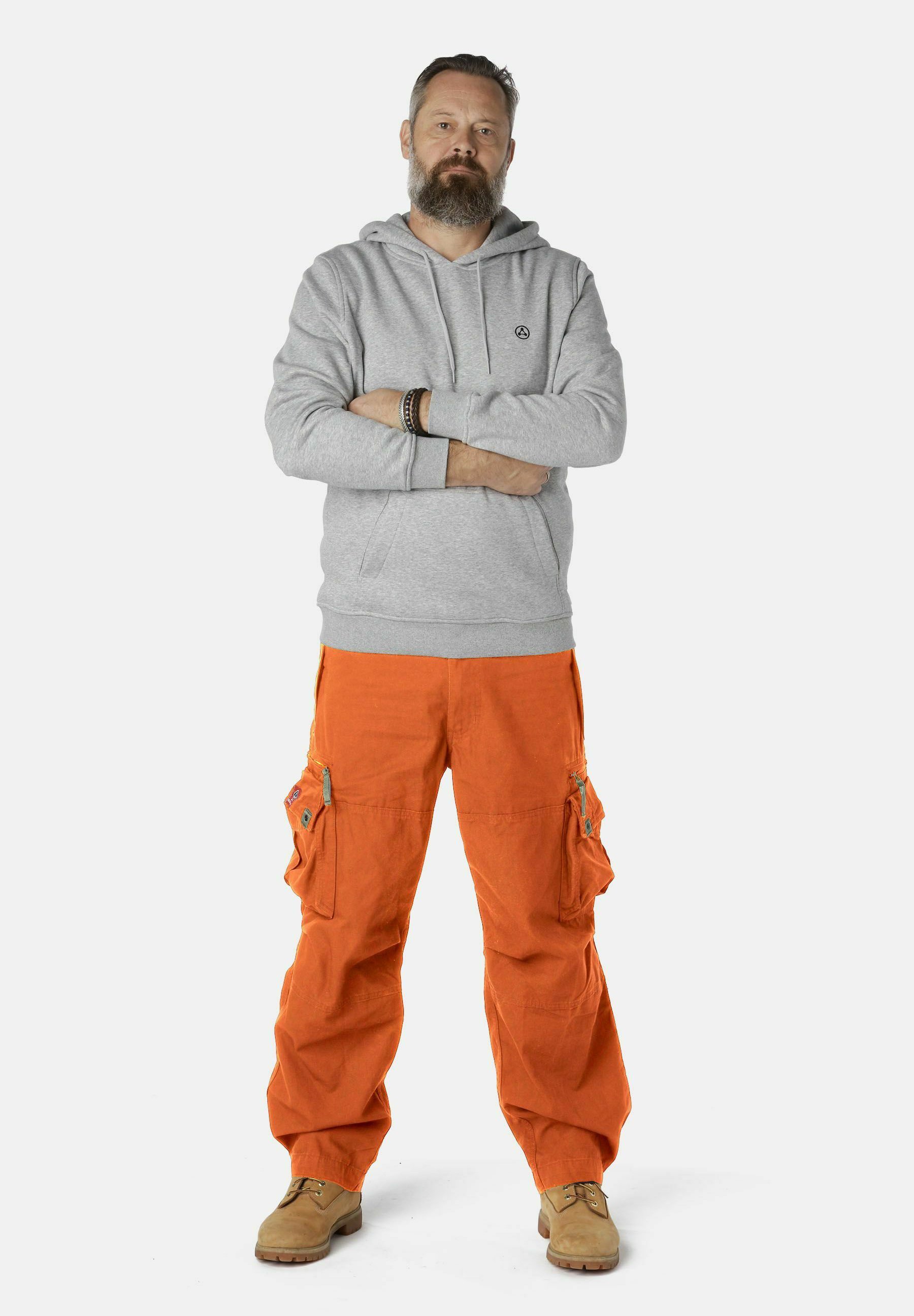 Combinaison Cargo Rebelle Couleur Orange Brûlé – Taille 8 – Occasion Très Bon état