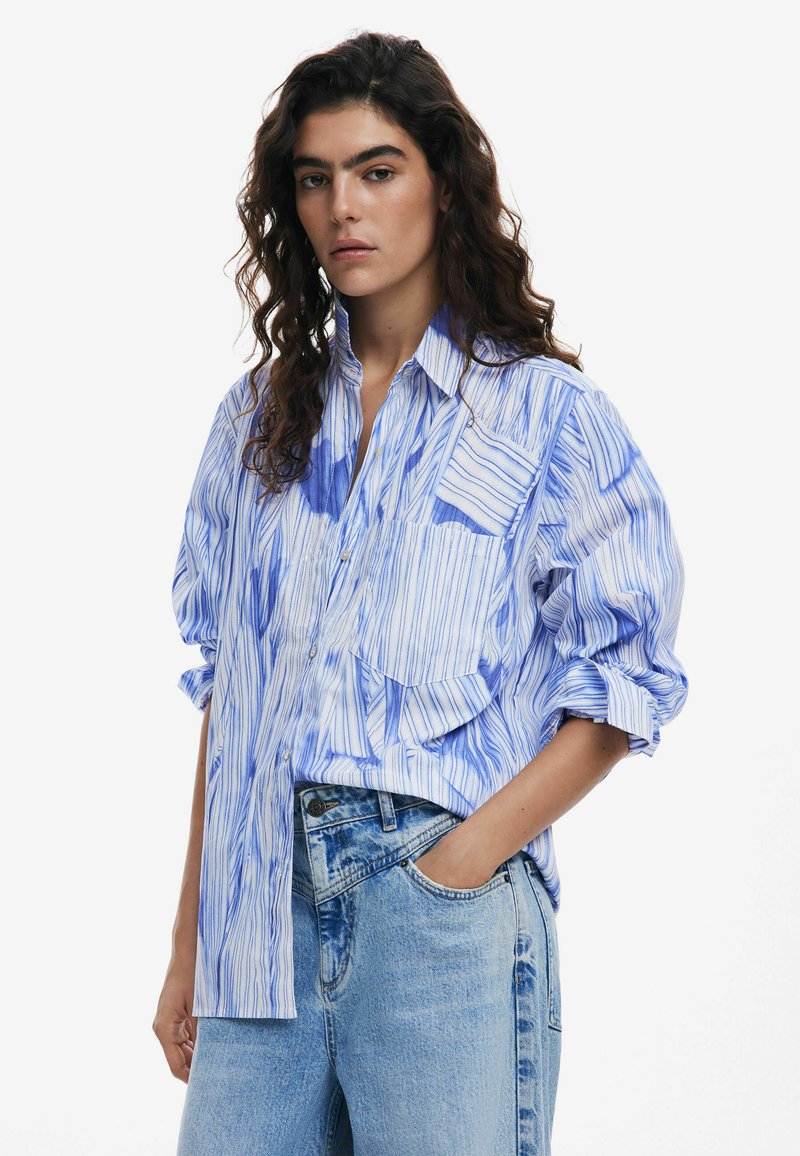 Desigual - Button-down blouse - white, Enlarge