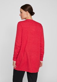 VILA VIRIL OPEN CARDIGAN - Kofta - barbados cherry