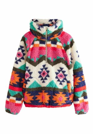 BORG HALF REGULAR FIT - Pulover din fleece - bright ikat