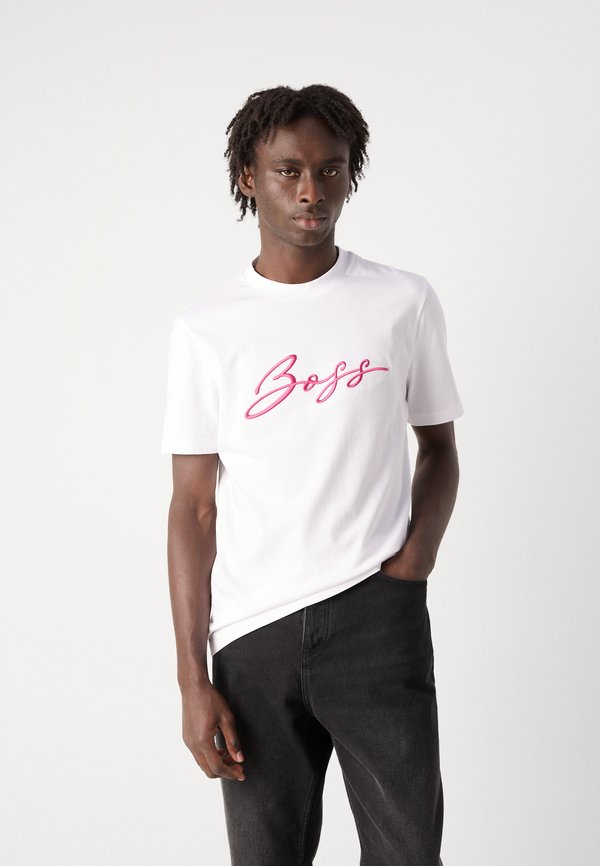 THOMPSON - Print T-shirt - natural2