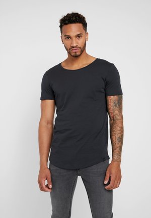 SHAPED TEE - T-shirt basic - washed black