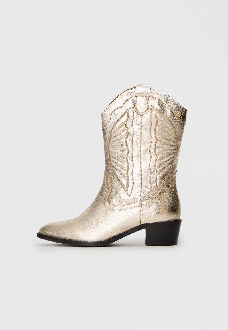 Lazamani Cowboy-/Bikerlaarzen goudkleurig Lazamani Cowboy-/Bikerlaarzen goudkleurig