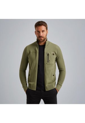 Sweat zippé - oil green