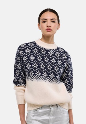 Pullover - ombre bleue