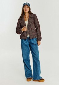 NAOKO Mezisezónní bunda  - bordeaux