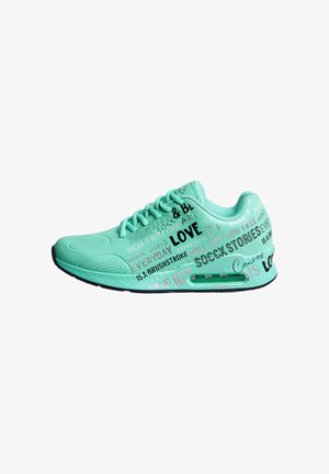 Soccx, SOCCX AIR CUSHION SNEAKER MIT WORDING PRINT - Trainers - french mint