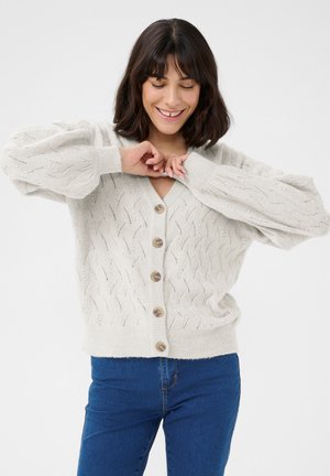 Kaffe KARITA - Cardigan - light grey melange