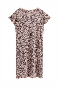 Lindex SHORT-SLEEVED - Yöpaita - light dusty pink