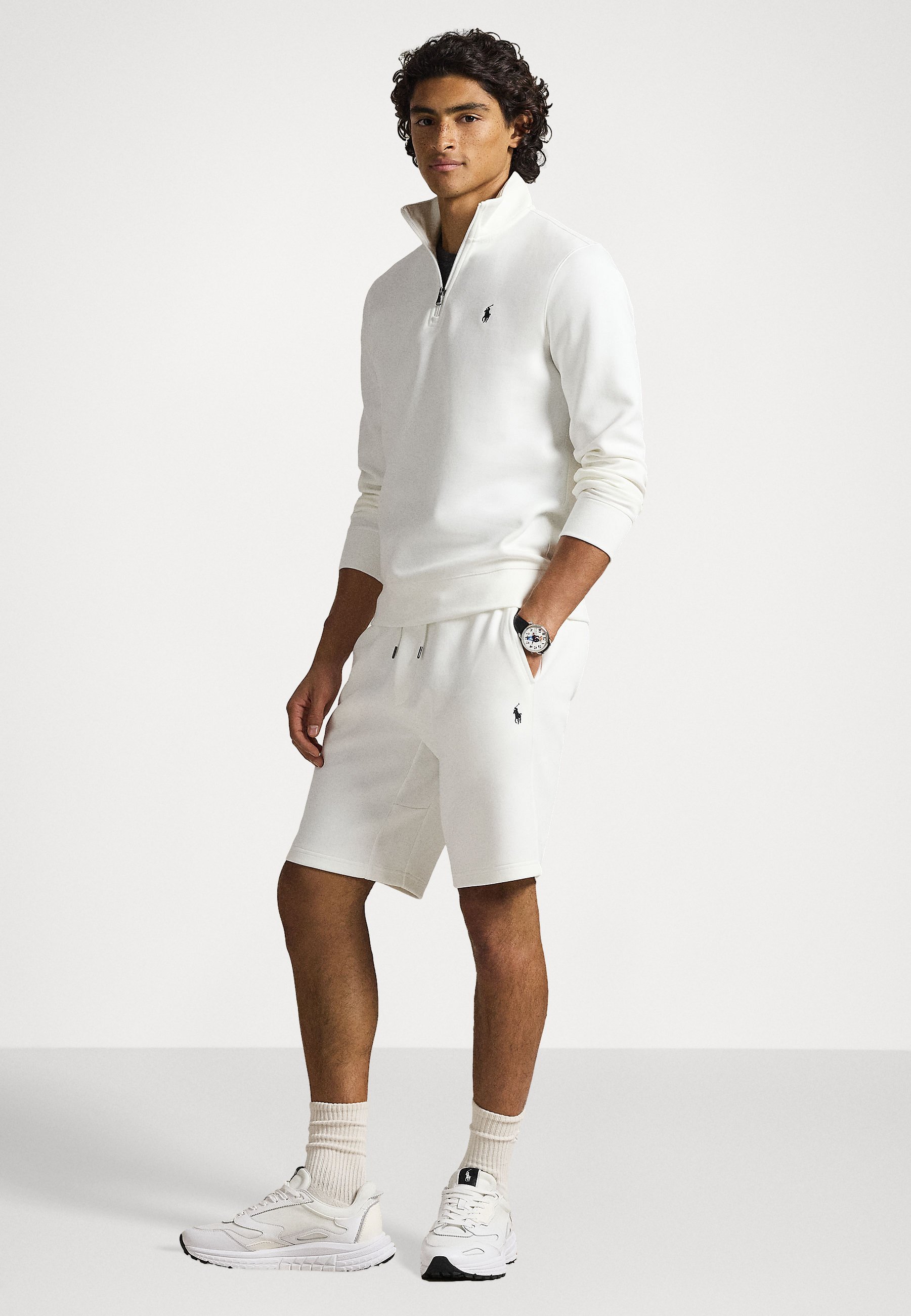 Polo Ralph Lauren DOUBLE-KNIT QUARTER-ZIP PULLOVER - Camisola