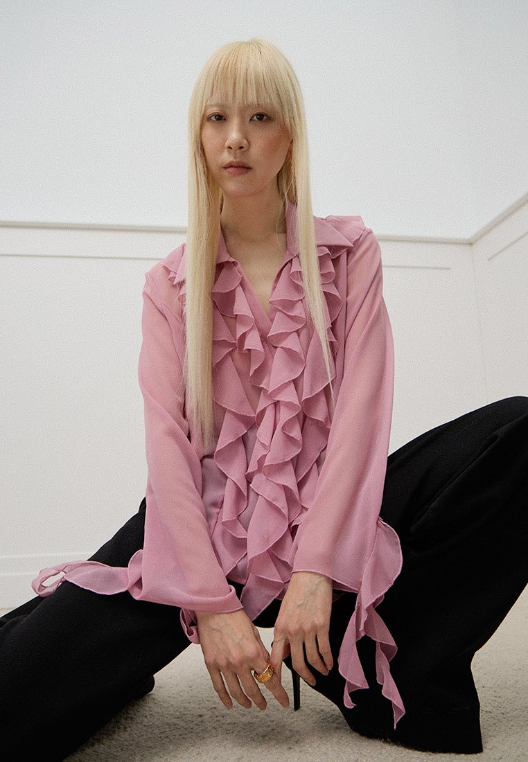 Versace Jeans Couture Overhemdblouse roze