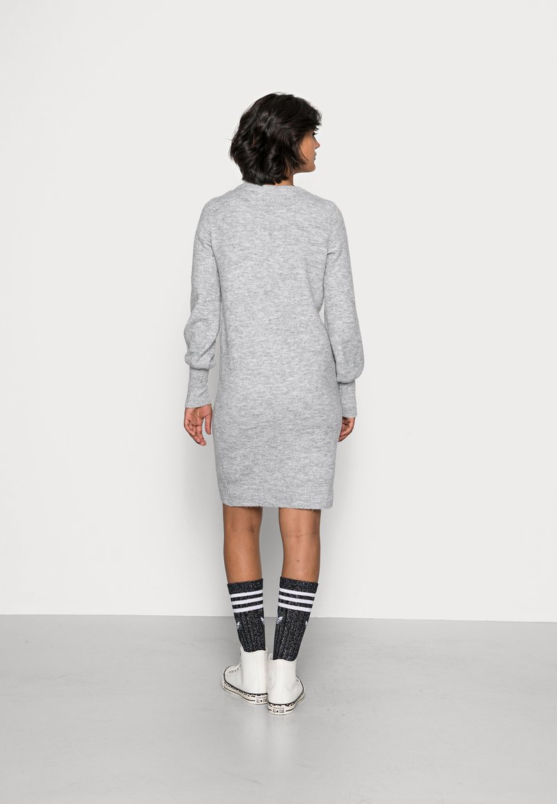Damen Freizeitkleider | Vero Moda Strickkleid light grey melange/hellgrau-meliert - NB03930 Damen Freizeitkleider | Vero Moda Strickkleid light grey melange/hellgrau-meliert - NB03930