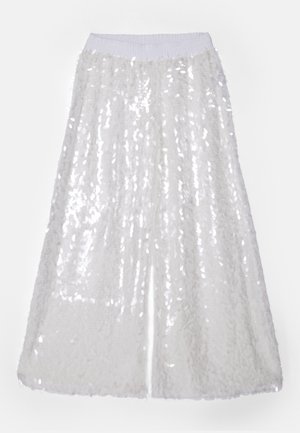 Norma Kamali BOYFRIEND ELEPHANT - Kalhoty - clear/white