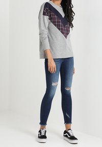 Noisy May Mikina - mottled light grey