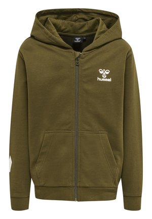 HMLTRECE  - Sweat zippé - dark olive