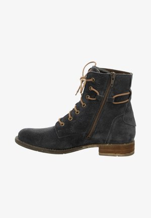 SIENNA - Lace-up ankle boots - blue