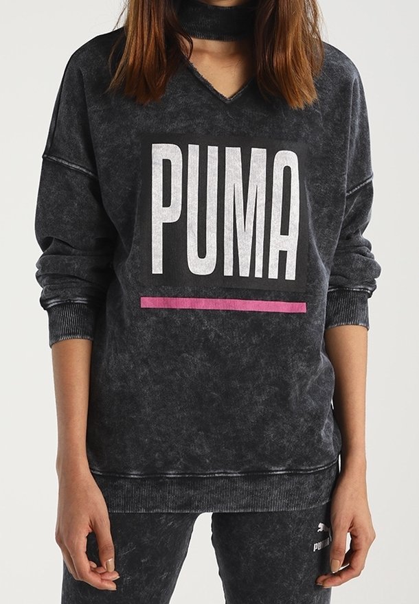 Puma Sweatshirt - mottled dark grey