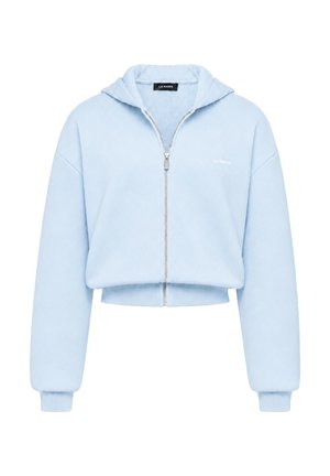 LA MANIA, Cipzáras pulóver - pearl blue