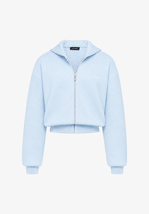 LA MANIA, Cipzáras pulóver - pearl blue