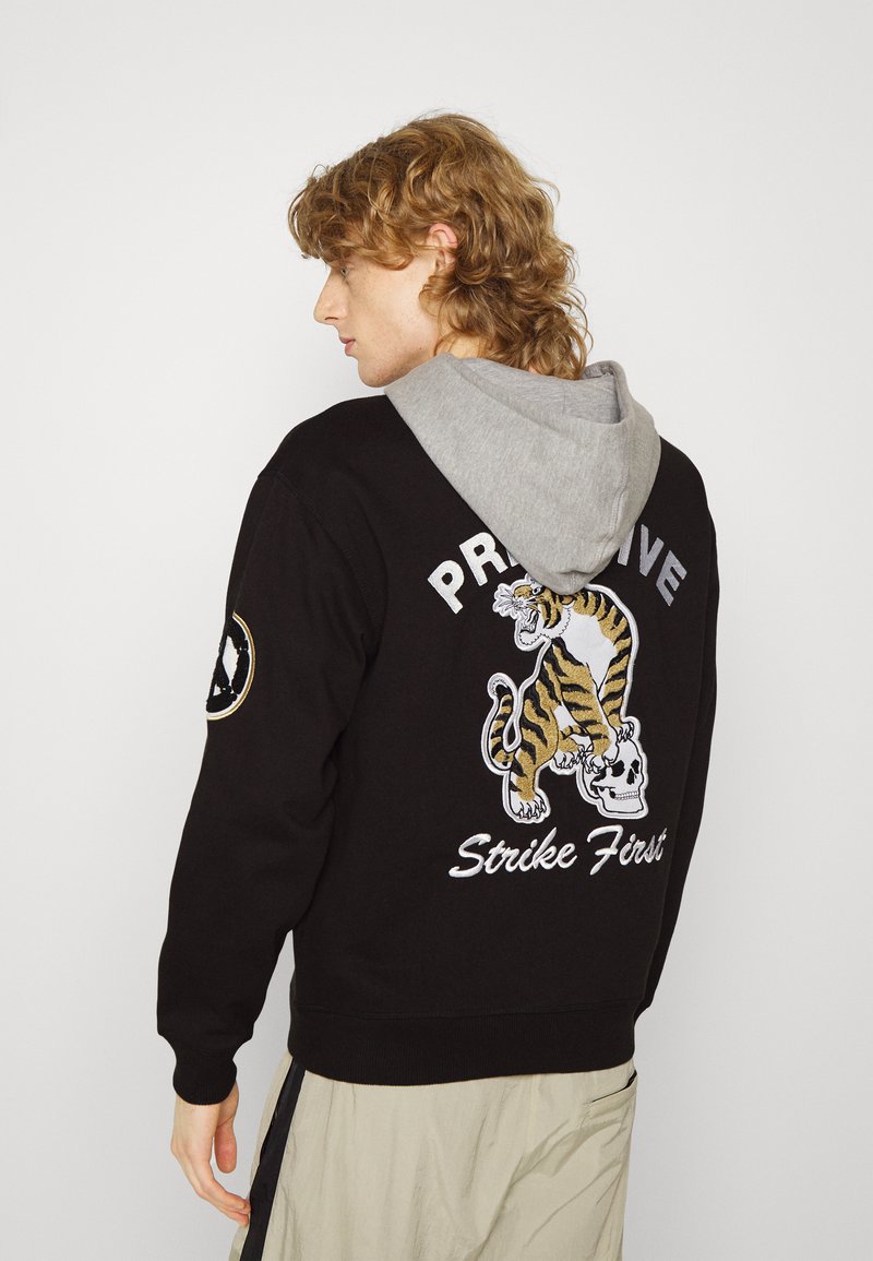 Primitive ZIP UP HOOD - Zip-up sweatshirt - black - Zalando.co.uk
