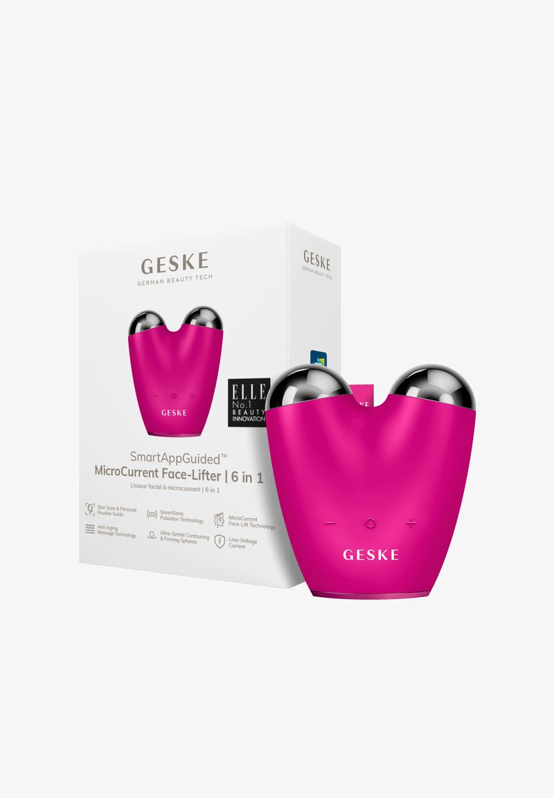 GESKE - MICROCURRENT FACE-LIFTER | 6 IN 1 - Skincare tool - magenta, Enlarge