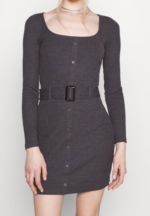 Etuikleid - mottled dark grey