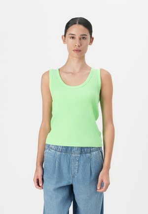 GAP SCOOP  - Top - neon lime green