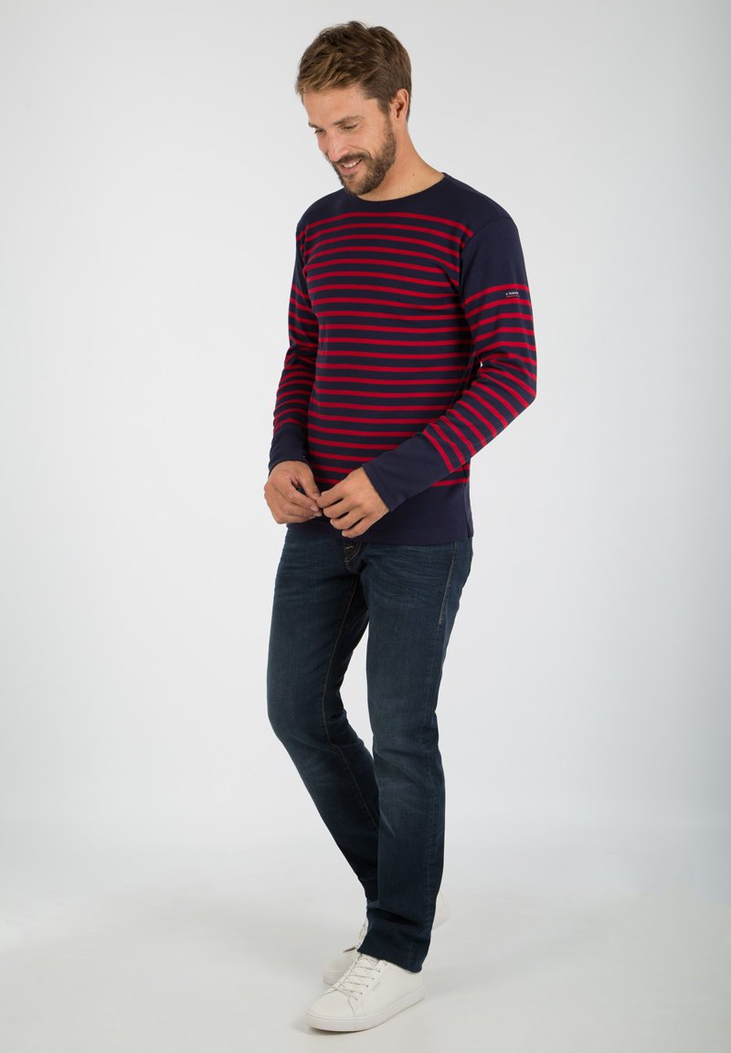 Femme Armor-lux Marinière Amiral - Coton épais - Femme - Blanc/Rich Navy – Armor-lux Armor-lux Plozévet