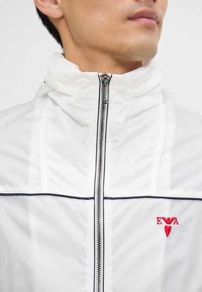 Emporio Armani BLOUSON JACKET - Veste coupe-vent - off white