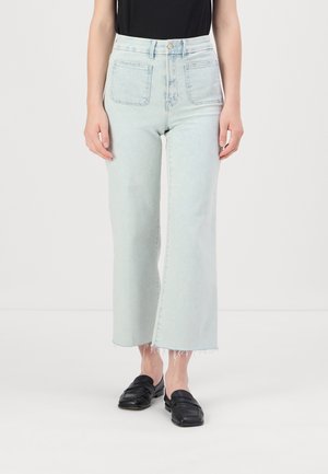 Good American PALAZZO  - Džínsy bootcut - blue denim