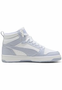 Puma REBOUND V6 UNISEX - Kõrge servaga tossud - white cool weather