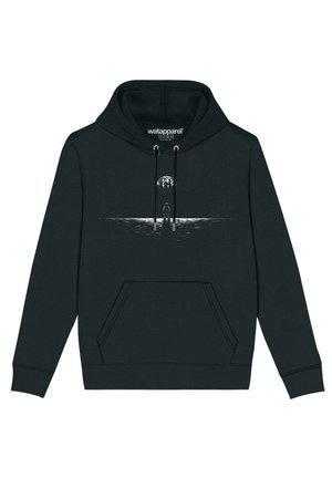 Felpa con cappuccio - black
