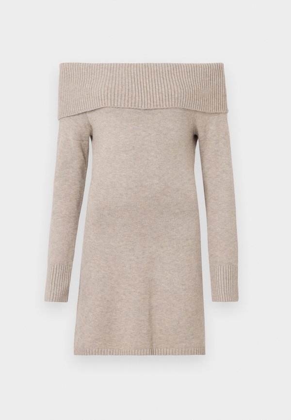 Off-the-Shoulder Skater Sweater Dress - Jumper dress2