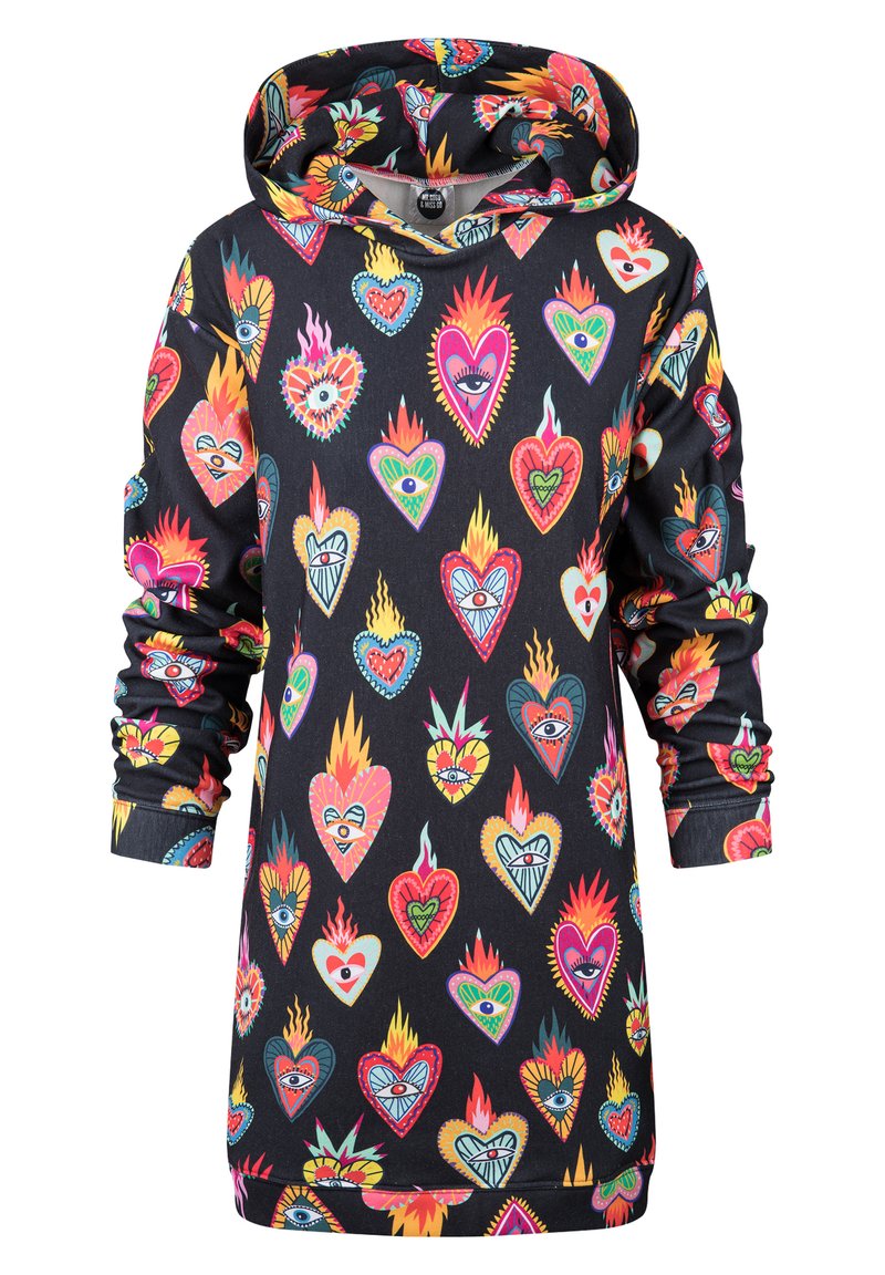 Damen Freizeitkleider | Mr. GUGU & Miss GO MEXICAN HEARTS Freizeitkleid black/schwarz - CN74566 Damen Freizeitkleider | Mr. GUGU & Miss GO MEXICAN HEARTS Freizeitkleid black/schwarz - CN74566