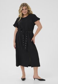 Kaffe Curve TENNA - Freizeitkleid - black deep