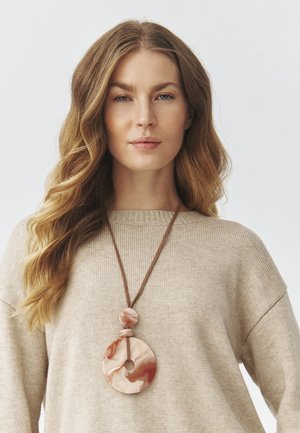 TATUUM HAIDI - Necklace - beige melange