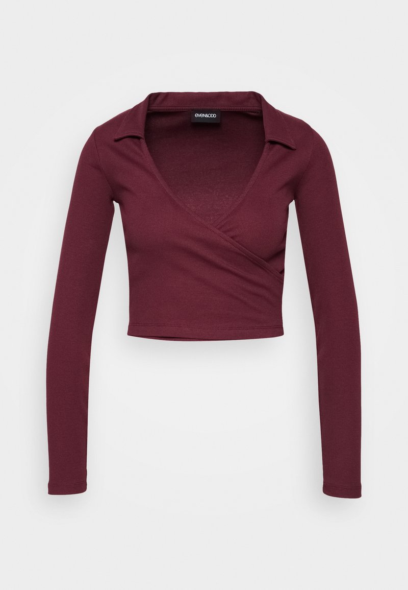 Even&Odd Longsleeve donkerrood