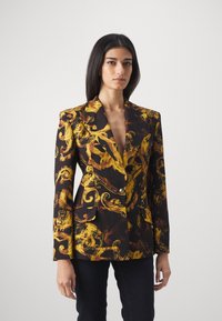 Versace Jeans Couture BUCKLES - Blazer - black/gold