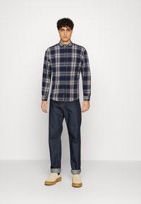 Jack & Jones JORBEST CHECK - Skjorta - navy blazer