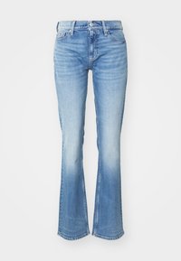 MADDIE - Traperice krojene za nošenje s čizmama - denim light