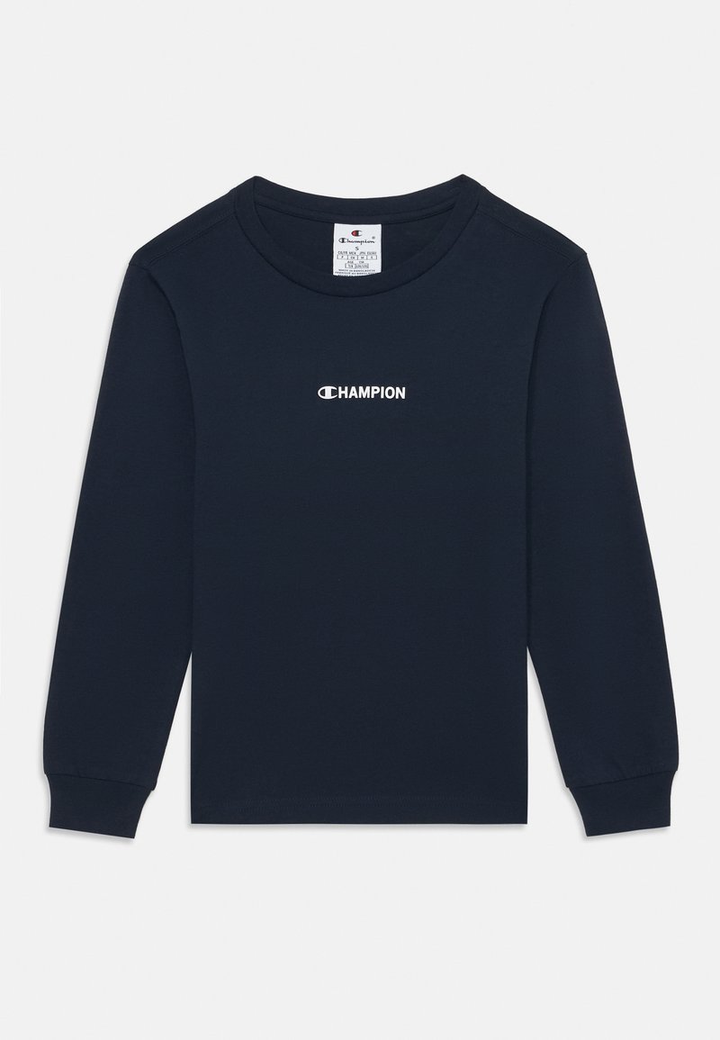 Champion GRAPHIC LONG SLEEVE UNISEX - Μπλούζα με μακριά μανίκια - dark blue