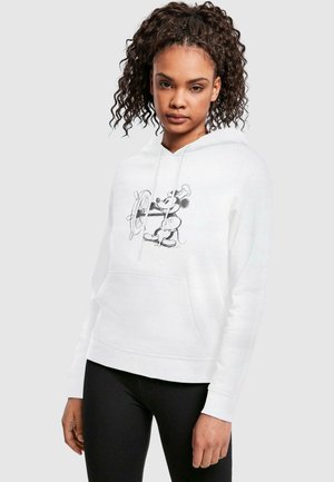 ABSOLUTE CULT MICKEY MOUSE - STEAMBOAT SKETCH - Hoodie - white