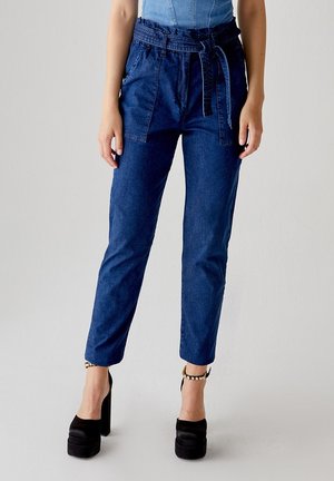 MINETTA - Jeans Tapered Fit - blu denim