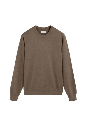 Scalpers, SCALPERS SCBASIC ROUND NECK TRICOT - Jersey de punto - taupe