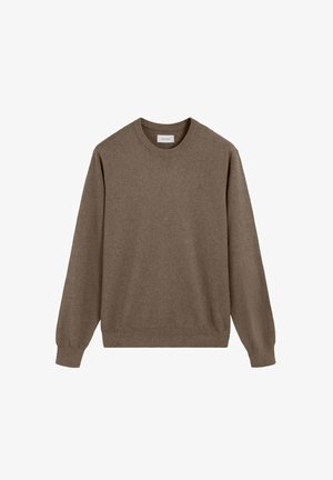 Scalpers, SCALPERS SCBASIC ROUND NECK TRICOT - Jersey de punto - taupe
