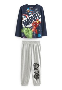 Next MARVEL SET - Pyžamová sada - blue grey