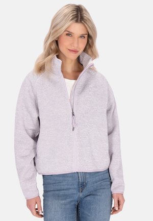 Fleece jacket - light lavender melange
